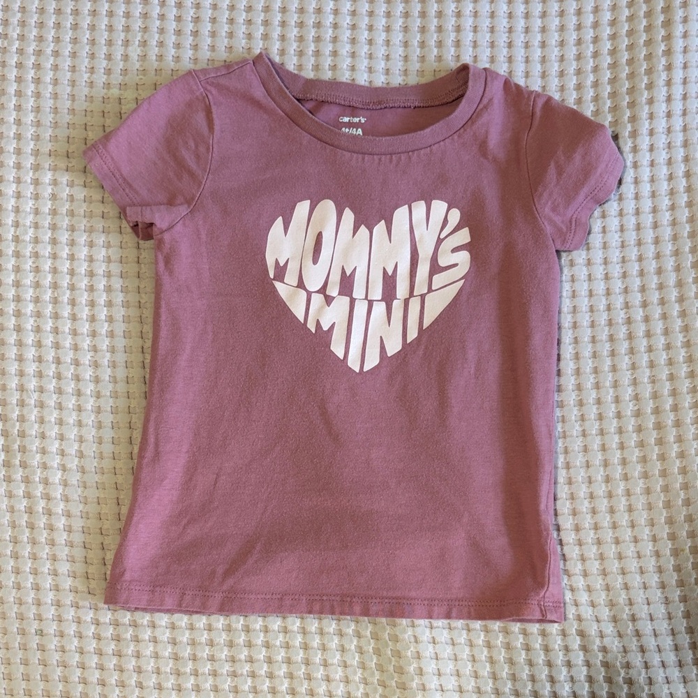Carter's Mauve 'Mommy's Mini' Tee